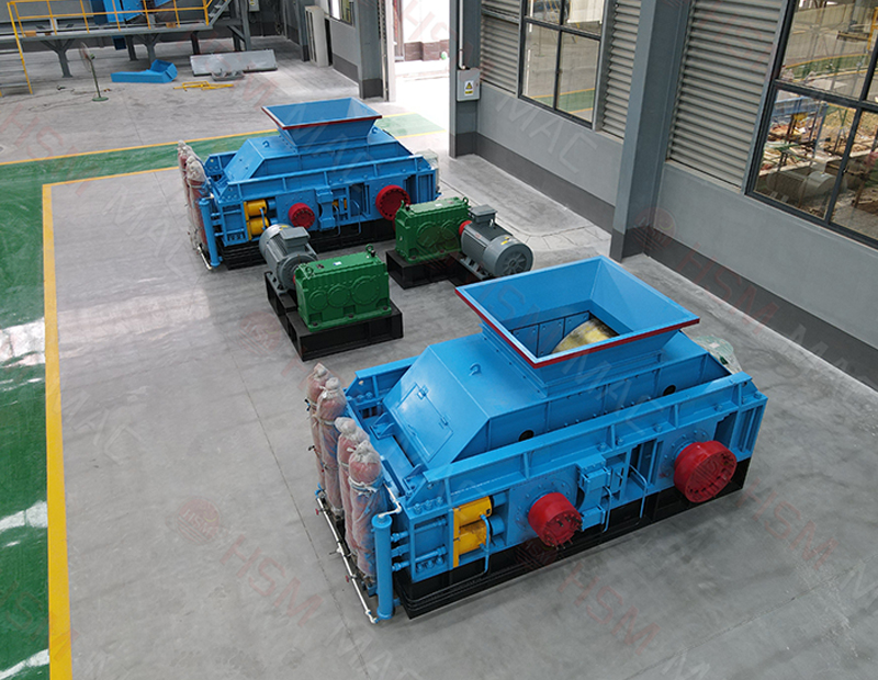 砖厂对辊破碎机